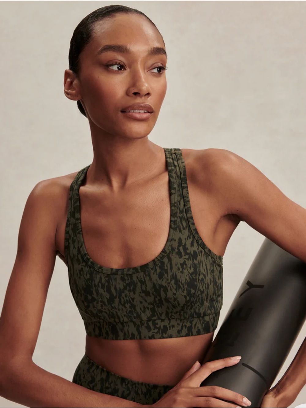 Varley Always Selma Bra - Olive Smoke - NWT!